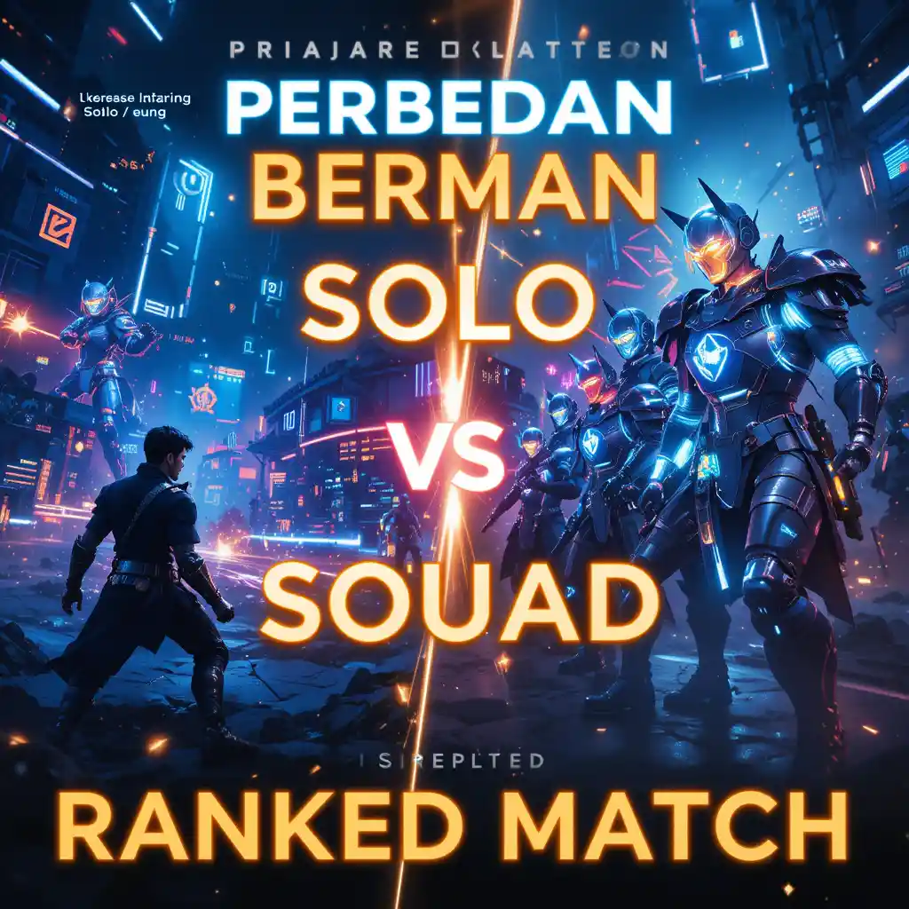 Perbedaan Solo vs Squad di Ranked Match Game Online 2025