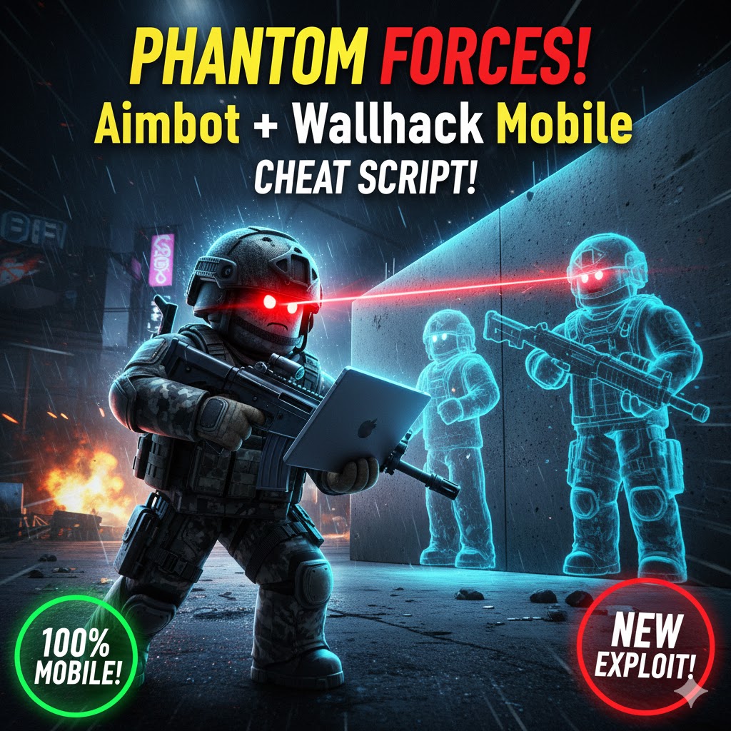 Phantom Forces Roblox: Aimbot + Wallhack Mobile No Ban 2025!