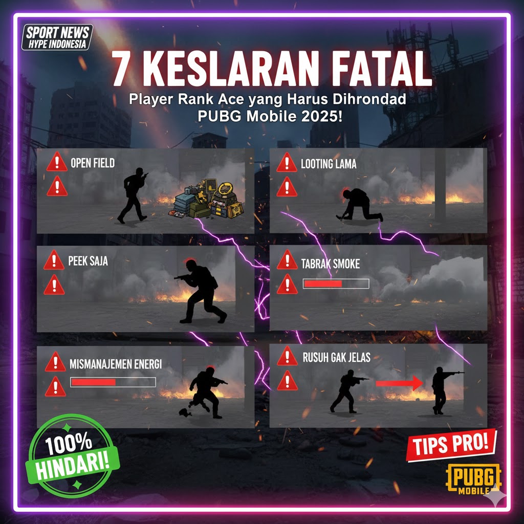 7 Kesalahan Fatal Player Rank Ace yang Harus Dihindari PUBG Mobile 2025!