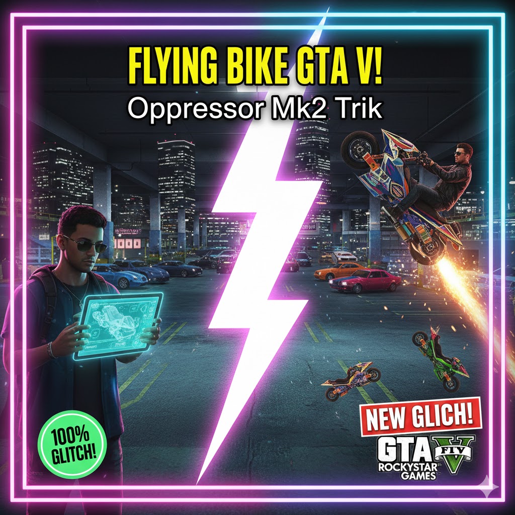 GTA V Flying Bike Oppressor Mk2 Trik Infinite 2025 No Ban!