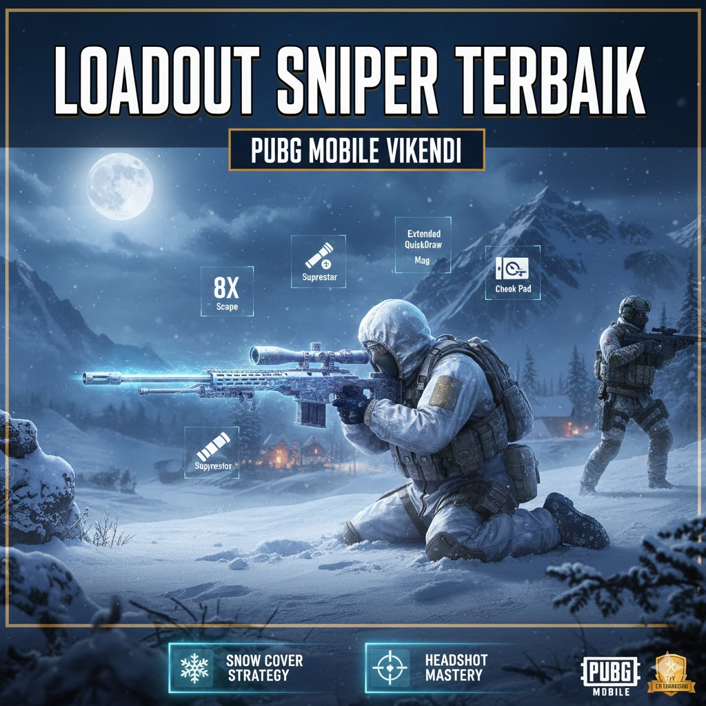 Loadout Sniper Terbaik PUBG Mobile Vikendi