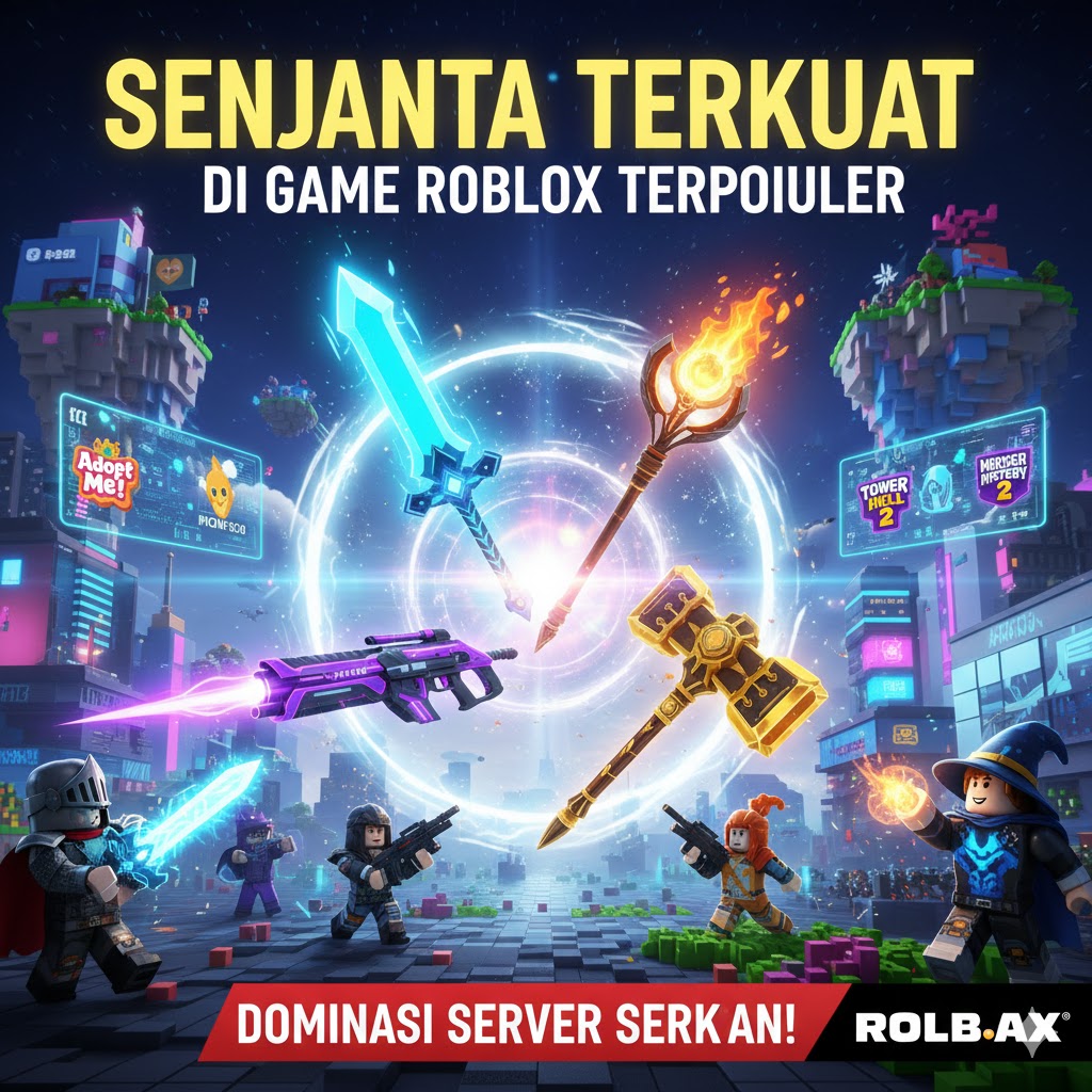 Senjata Terkuat di Game Roblox Terpopuler