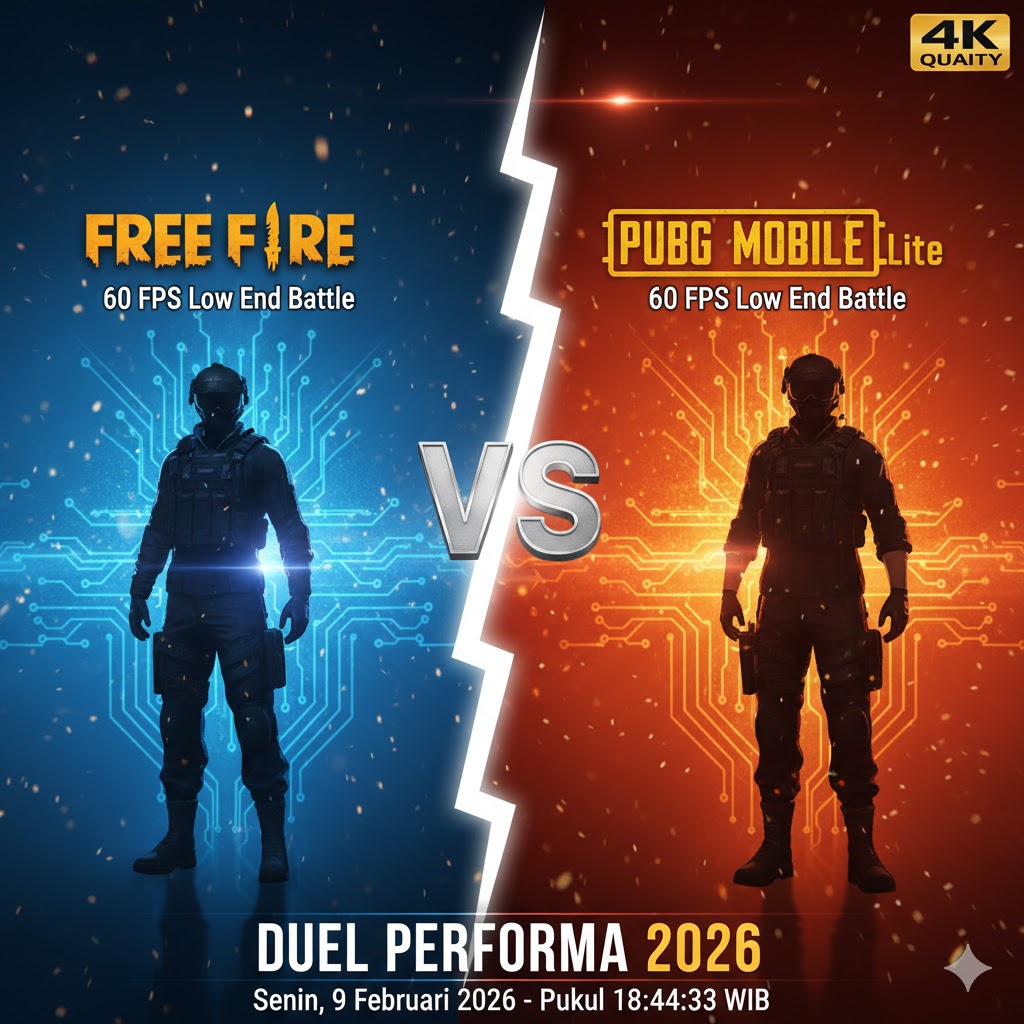 Free Fire vs PUBG Mobile Lite: Siapa Raja 60 FPS Low End 2026?