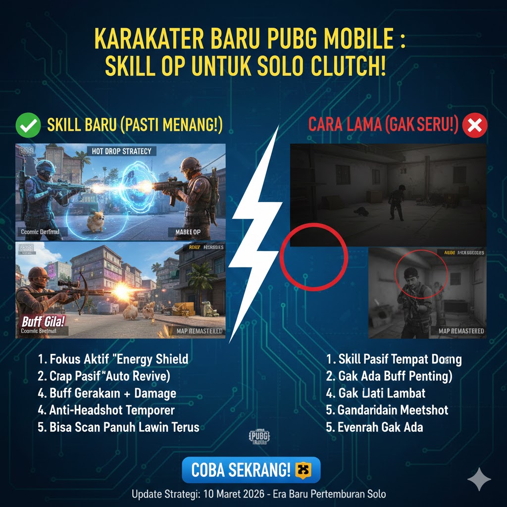 Karakter Baru PUBG Mobile: Skill OP untuk Solo Clutch!