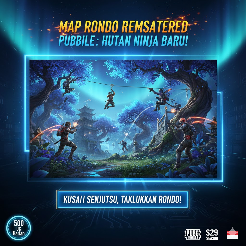 Map Rondo Remastered PUBG Mobile: Hutan Ninja Baru!