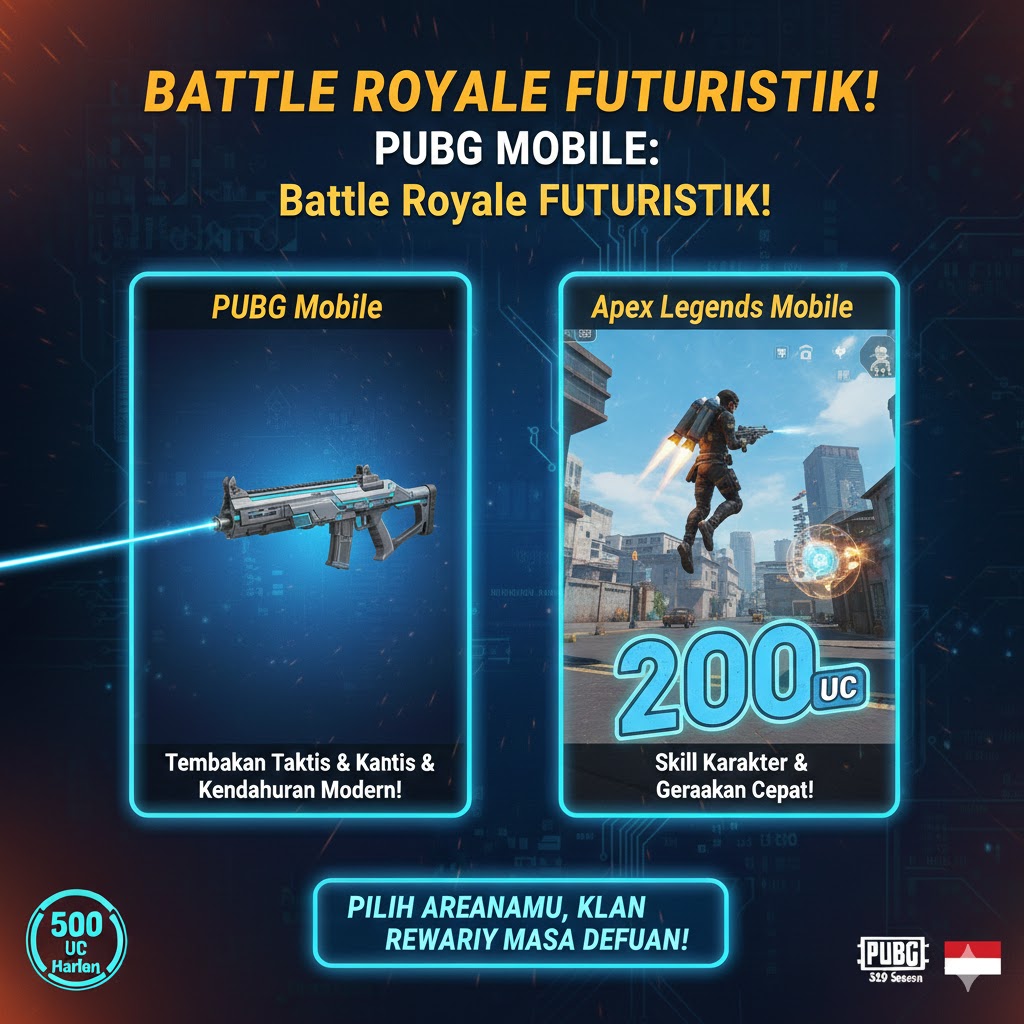 PUBG Mobile vs Apex Legends Mobile: Battle Royale Futuristik!