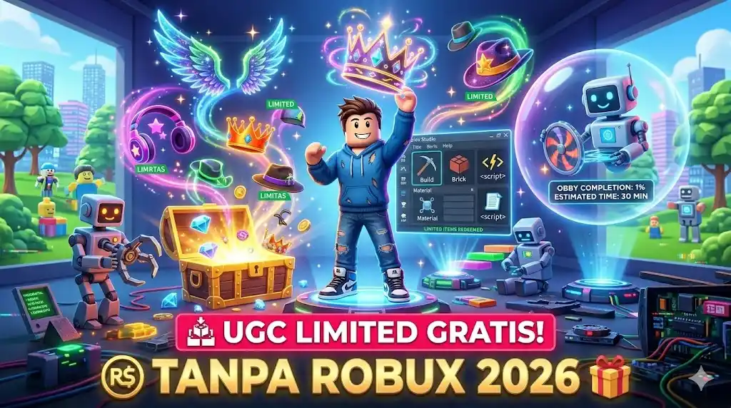 Cara Dapat UGC Limited Roblox Gratis Tanpa Robux 2026!