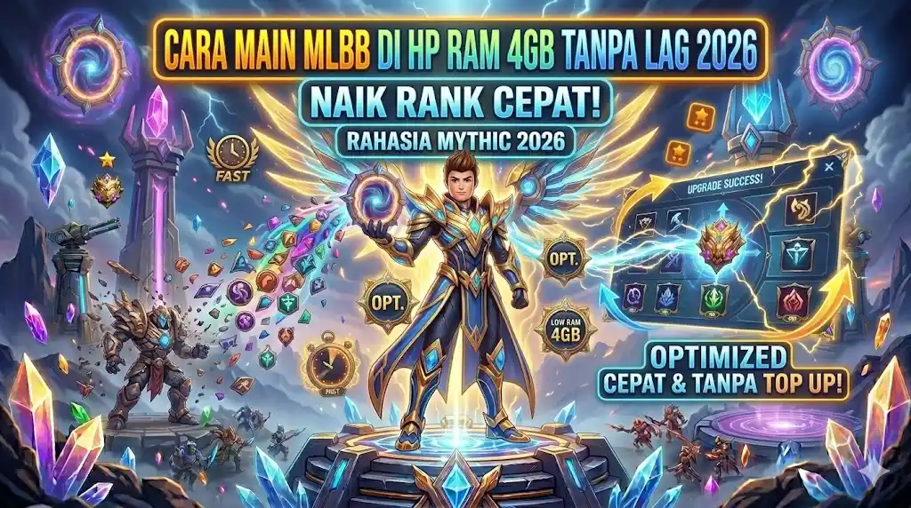 Cara Main Mobile Legends di HP RAM 4GB