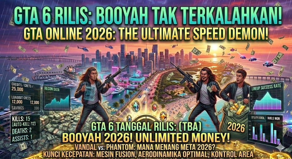 GTA 6 Rilis: Tanggal Pasti November 2026 Bocor!