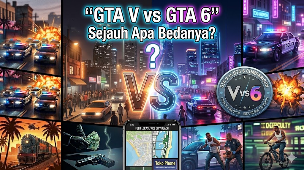 Perbandingan Grafis GTA V vs GTA 6